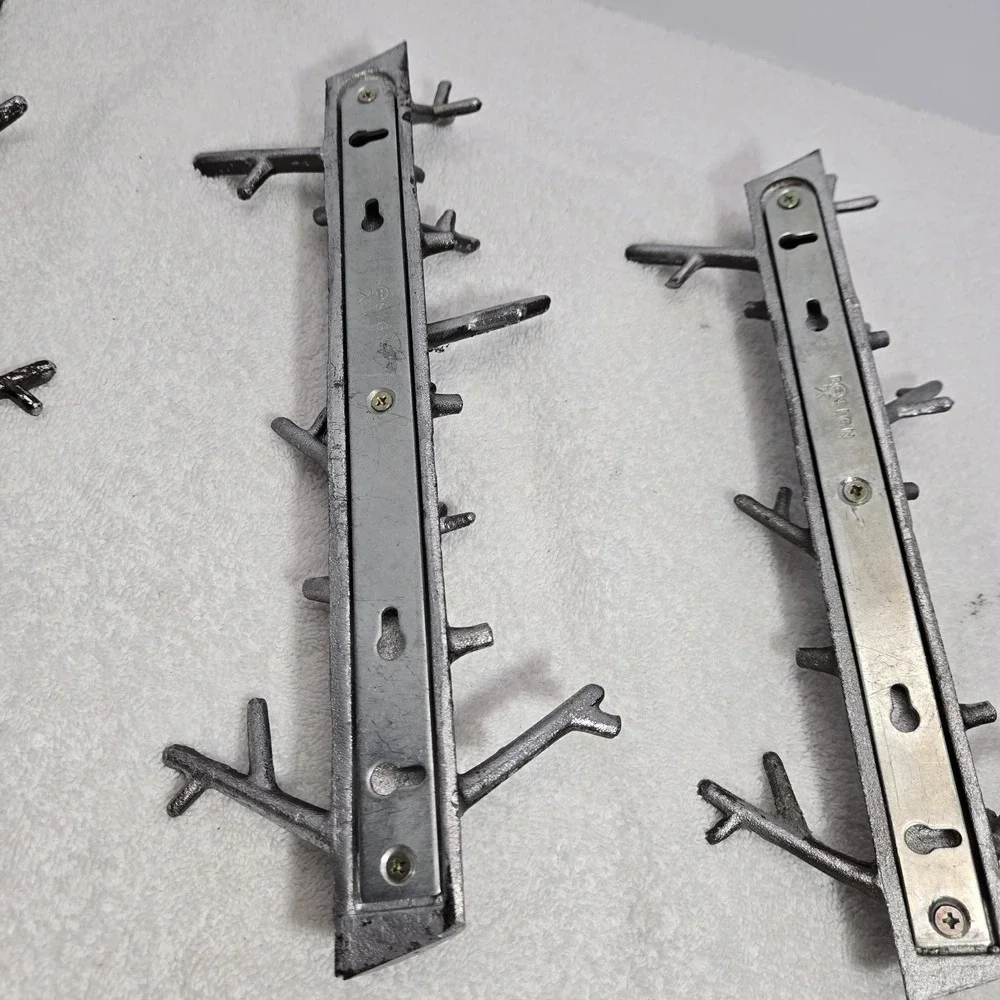 Bosign 3 Piece Tree Branch Wall Hanger Hooks Distressed Gunmetal Key Coat Hook